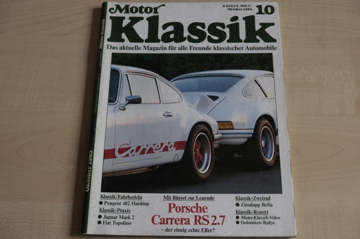 Motor Klassik 10/1985